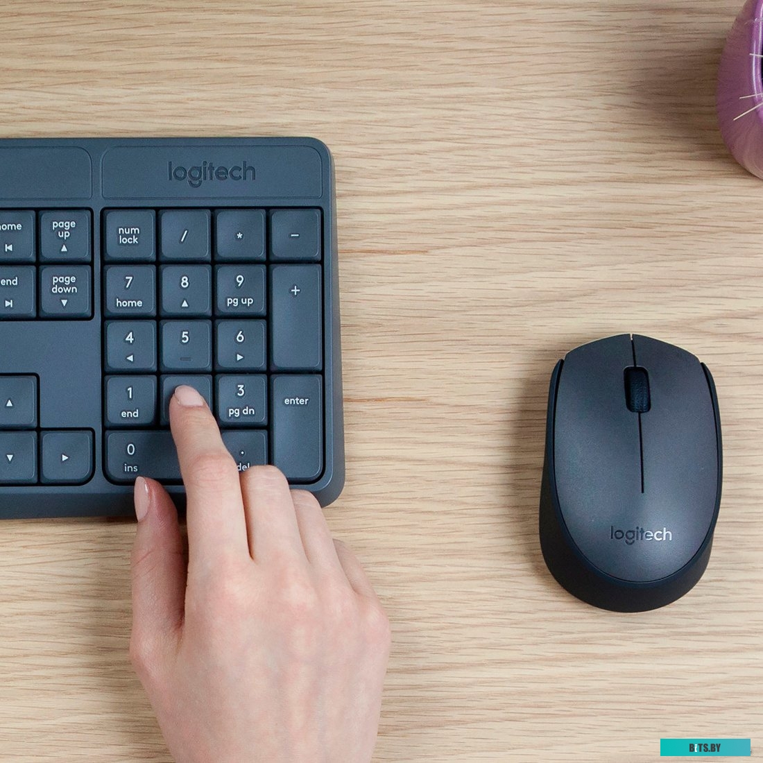 Комплект (мышь + клавиатура) Logitech MK235 Wireless <920-007948/920-007949>