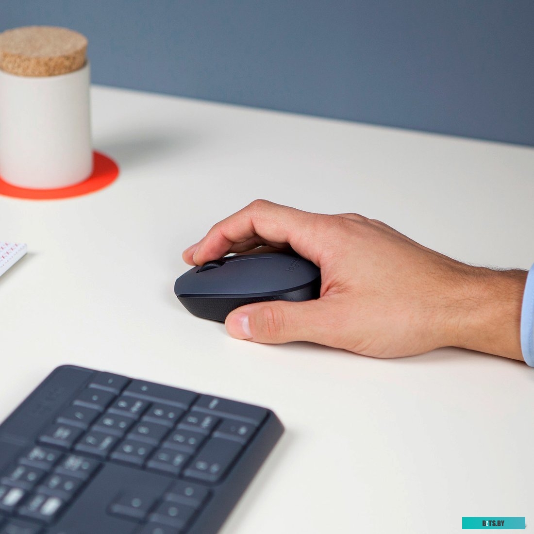 Комплект (мышь + клавиатура) Logitech MK235 Wireless <920-007948/920-007949>