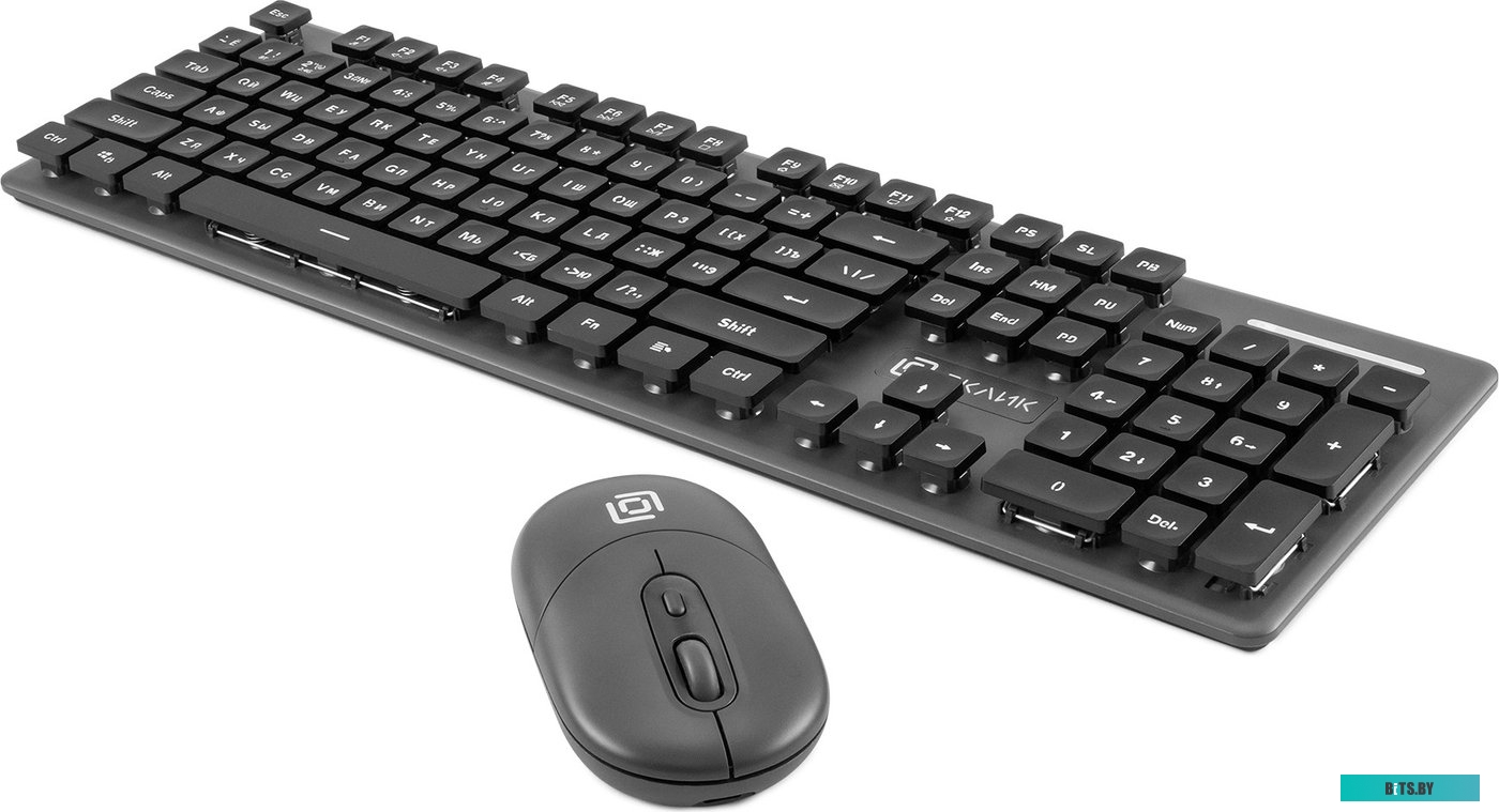 Комплект (клавиатура + мышь) Oklick S265W (черный)