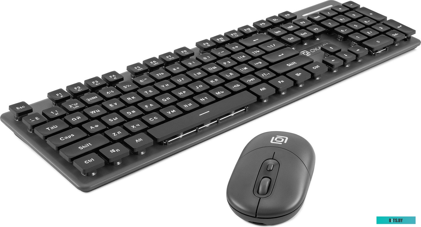 Комплект (клавиатура + мышь) Oklick S265W (черный)