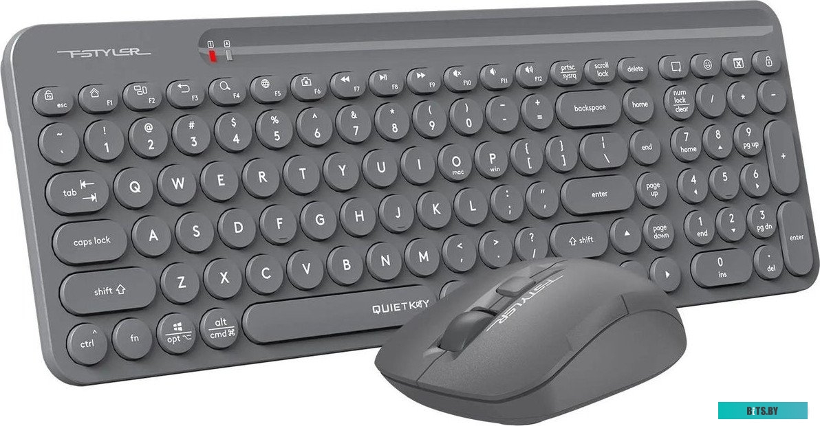 Офисный набор A4Tech Fstyler FG3300 Air2 (серый)