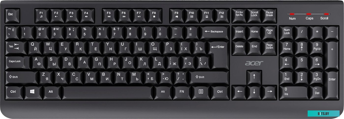 Офисный набор Acer OCC401 (черный)