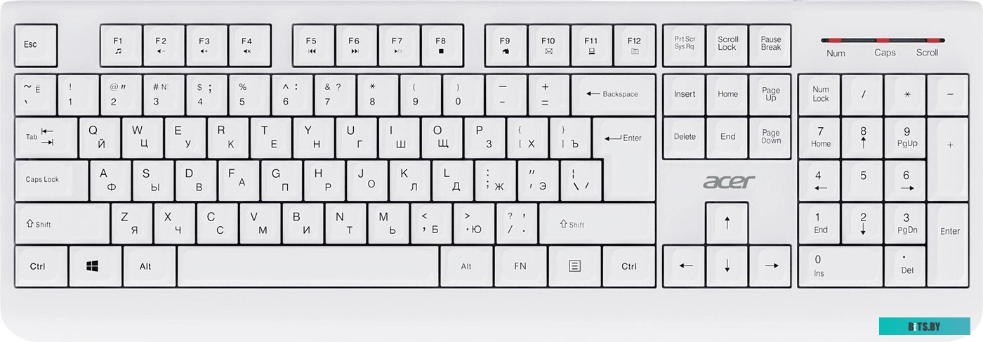 Офисный набор Acer OCC401 (белый)