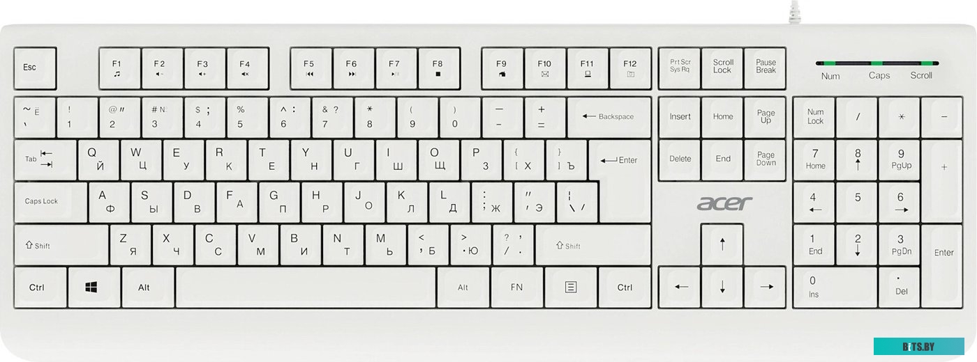 Офисный набор Acer OCC400 (белый)