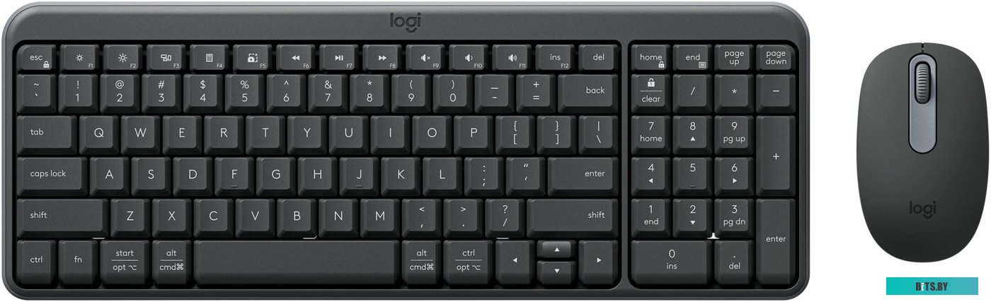 Офисный набор Logitech MK250 Compact Bluetooth Wireless Combo 920-013853 (графит)