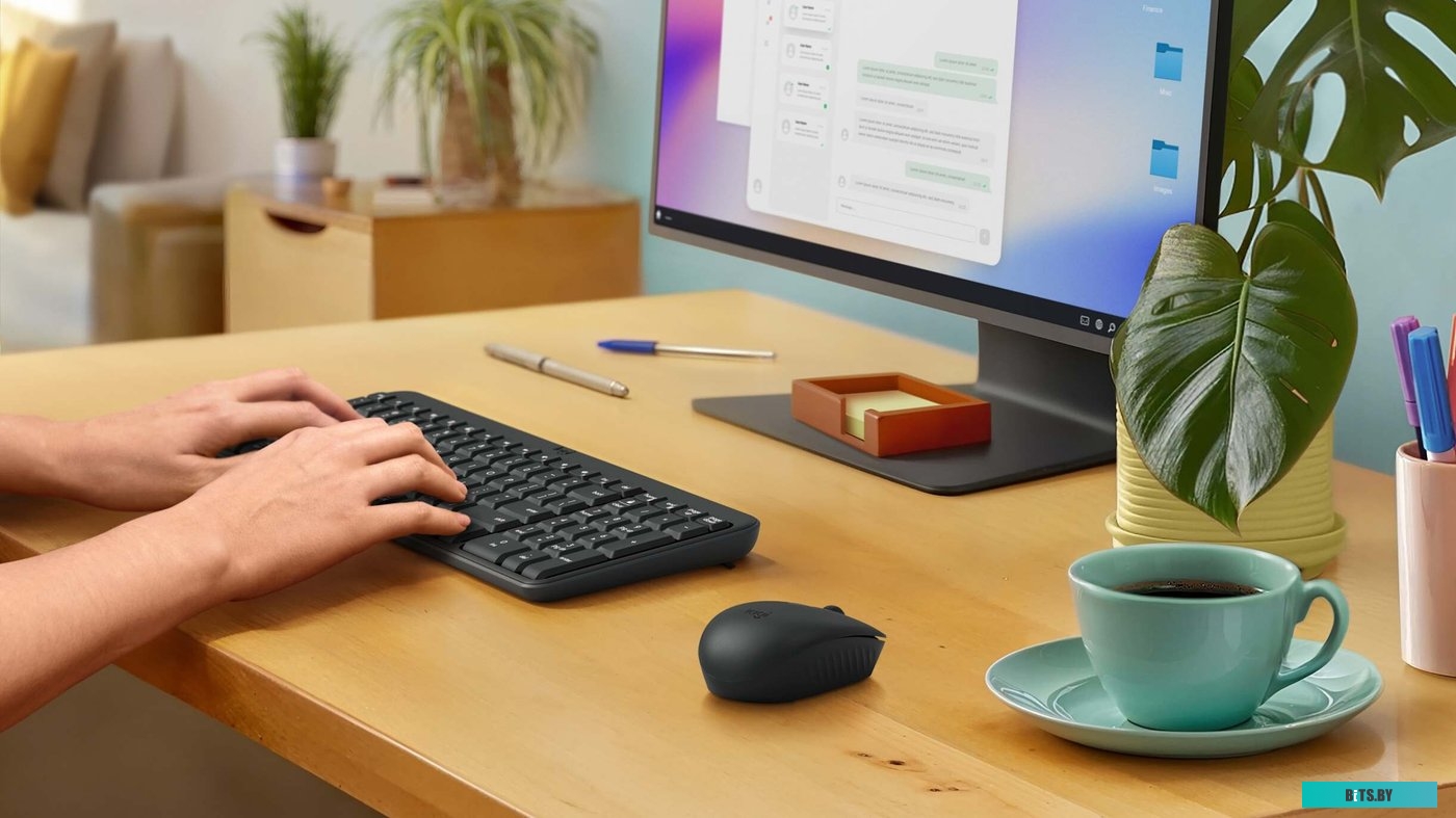 Офисный набор Logitech MK250 Compact Bluetooth Wireless Combo 920-013853 (графит)