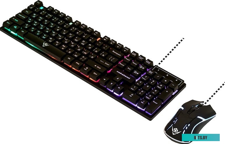 Игровой набор Nakatomi KMG-2305U (черный)