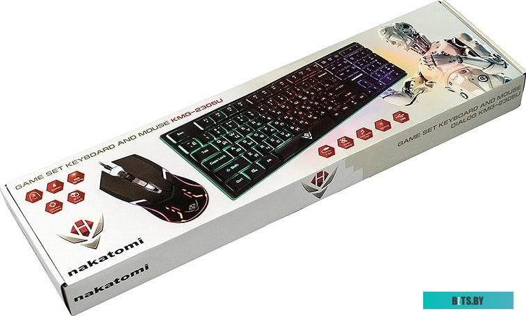 Игровой набор Nakatomi KMG-2305U (черный)