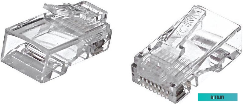 Коннектор VCOM VNA2200-1/20 RJ-45 (8P8C) для UTP кабеля 5 кат. (упаковка по 20 шт.)