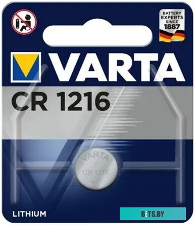 Батарейка Varta CR1216 Lithium 3V (06216101401)