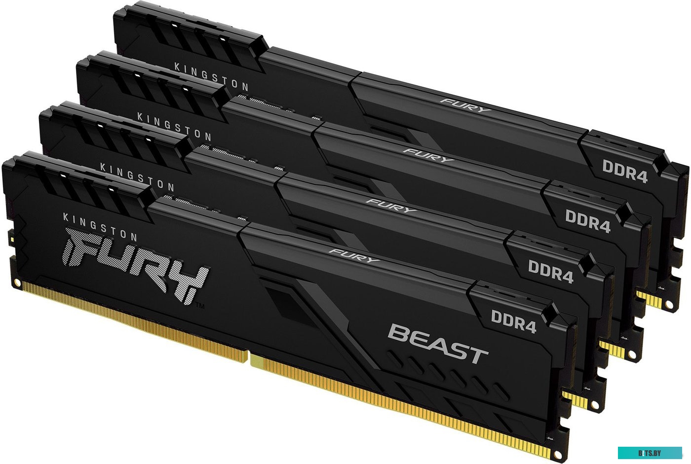 Модуль памяти Kingston FURY Beast 4x16GB DDR4 PC4-25600 KF432C16BB1K4/64