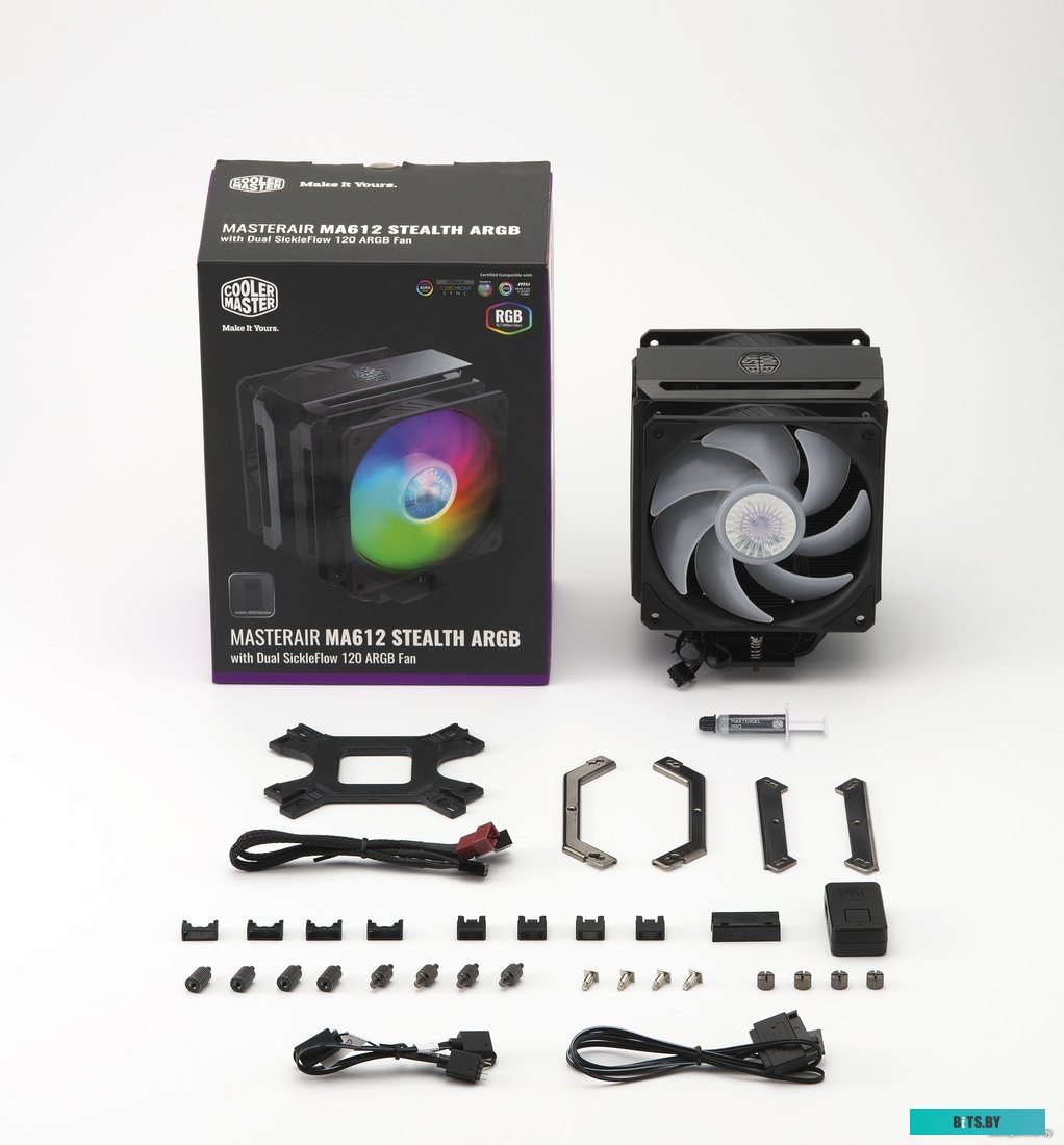 Кулер для процессора Cooler Master MasterAir MA612 Stealth ARGB MAP-T6PS-218PA-R1