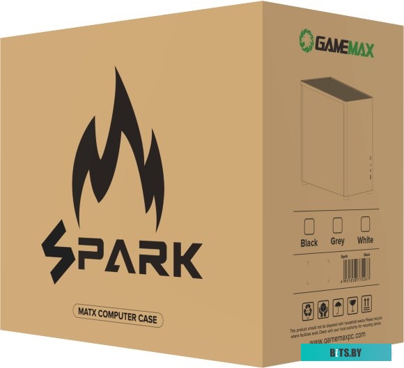 Компьютерный корпус GameMax Spark Full White