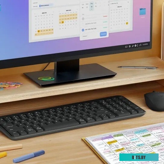 Клавиатура Logitech K251 черный беспроводная BT Multimedia (920-013363) 920-013363