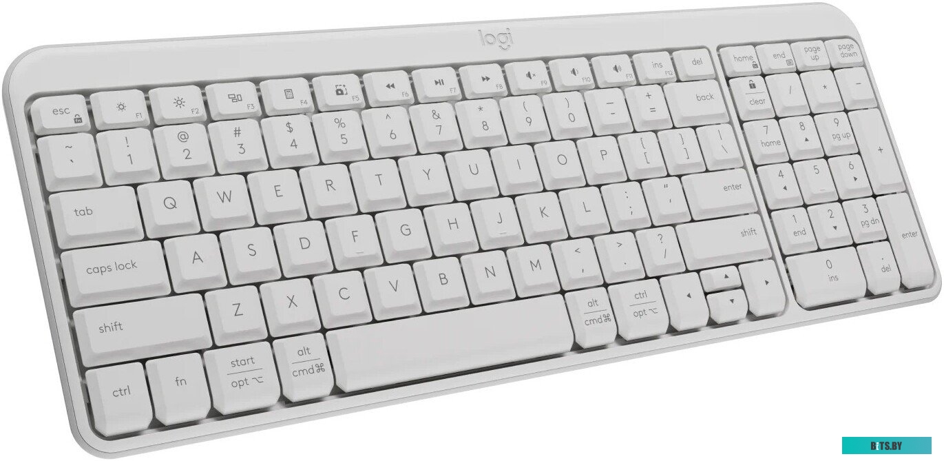 Клавиатура Logitech K251 белый беспроводная BT Multimedia (920-013364) 920-013364
