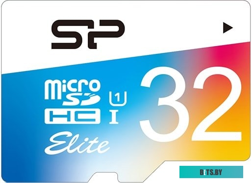 Карта памяти Silicon Power Elite microSDHC SP032GBSTHBU1V21SP 32GB (с адаптером)