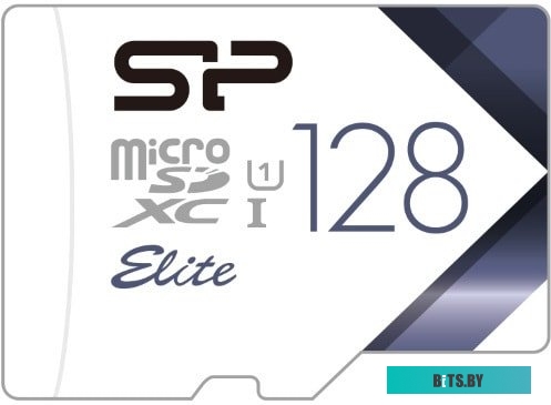 Карта памяти Silicon Power Elite microSDXC SP128GBSTXBU1V21SP 128GB (с адаптером)