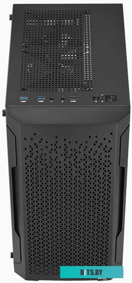 Корпус Aerocool Trinity Mini-G-BK-v1  (3xUSB, 2xAudio, 0.5 мм, 120 мм FAN, прозрачная стенка-закаленное стекло, mATX, без БП)
