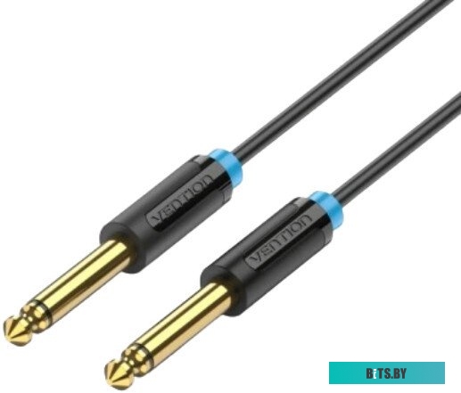 Кабель аудио Vention Jack 6,35 mm M/6.35 M - 1 м BAABF