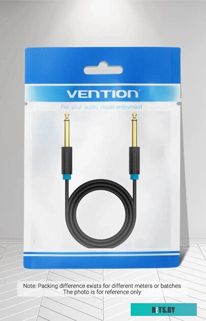Кабель аудио Vention Jack 6,35 mm M/6.35 M - 1 м BAABF