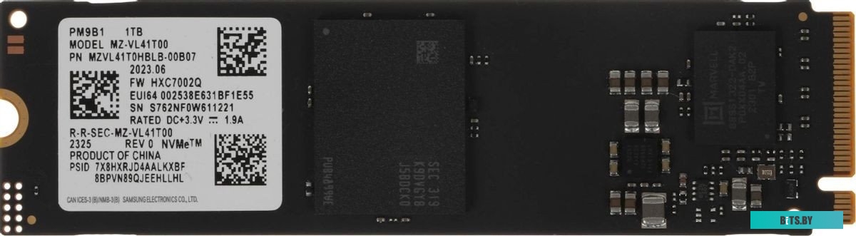 Накопитель SSD Samsung PM9B1 1TB MZVL41T0HBLB-00B07