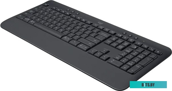 Клавиатура Logitech Signature K650 USB беспроводная BT/Radio, графитовый (подставка для запястий) 920-010954