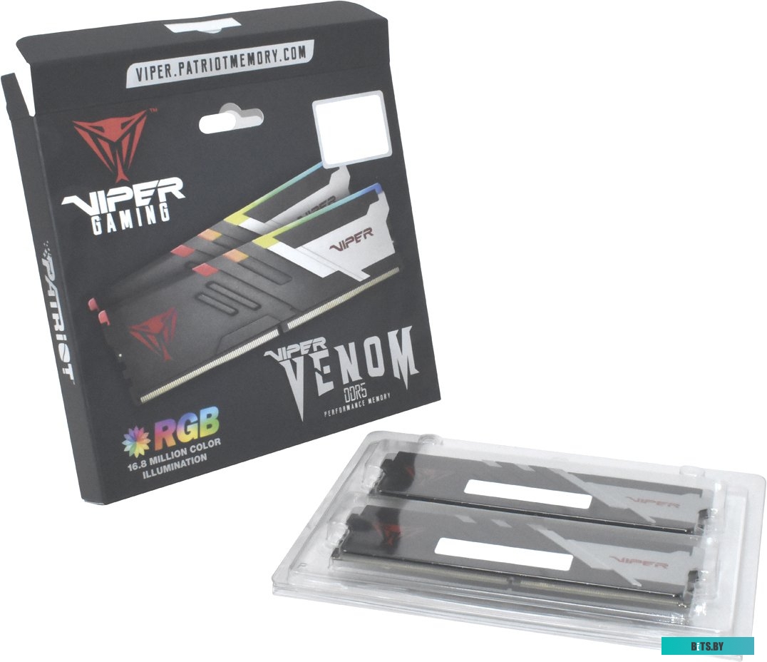 Оперативная память Patriot Viper Venom RGB DDR5 2x16Gb 6400MHz PC5-51200 PVVR532G640C32K