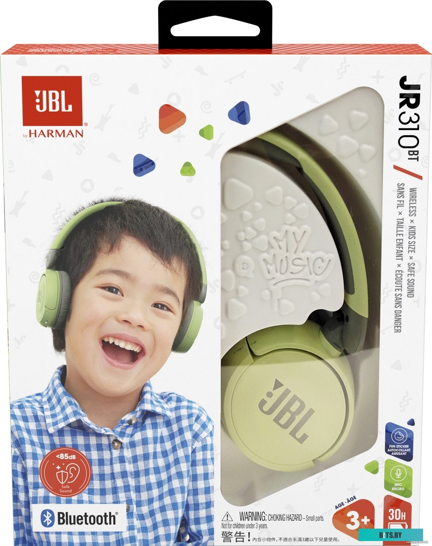 Наушники JBL JR310BT (зеленый) <JBLJR310BTGRN>
