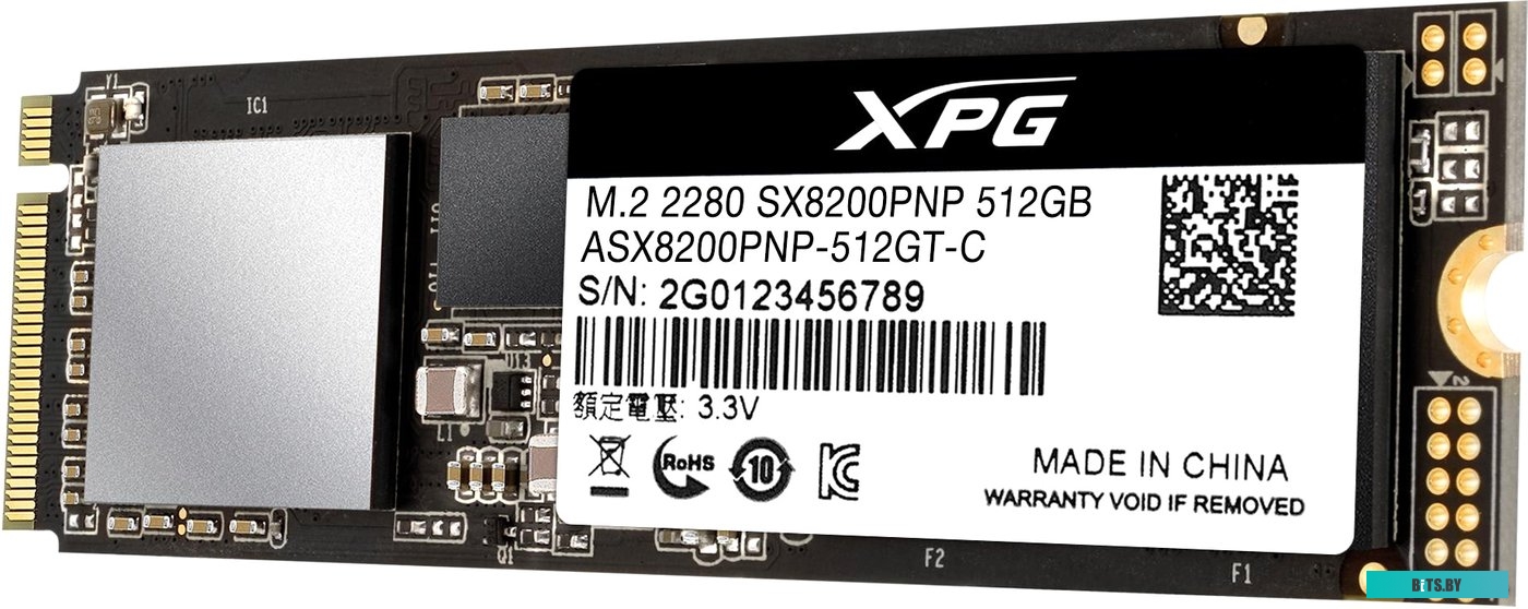 SSD Накопитель ADATA XPG SX8200 Pro 512GB ASX8200PNP-512GT-C