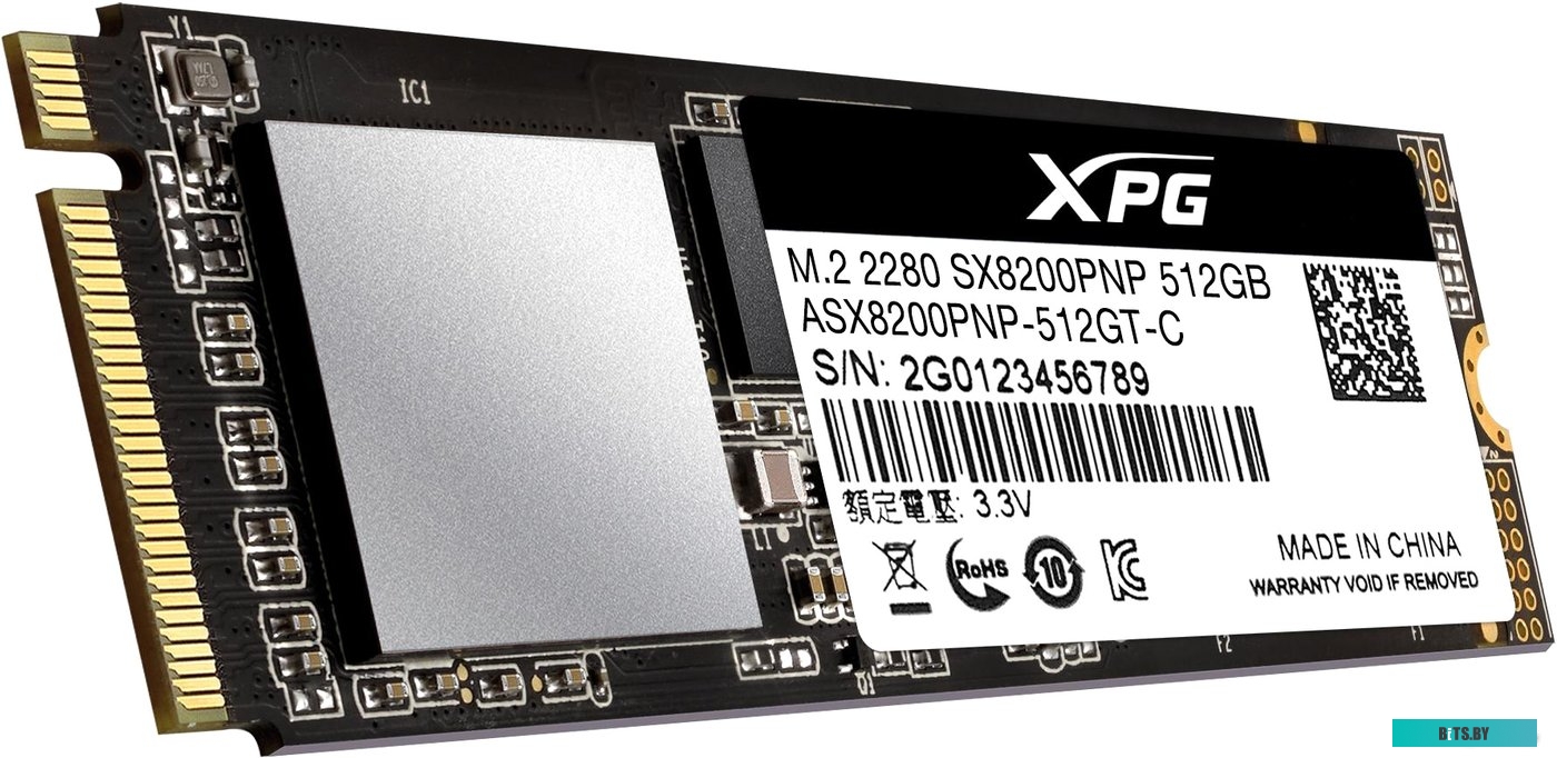 SSD Накопитель ADATA XPG SX8200 Pro 512GB ASX8200PNP-512GT-C