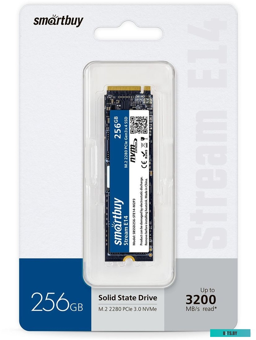 SSD-диск SmartBuy Stream E14 256GB SBSSD256-STE14-M2P3