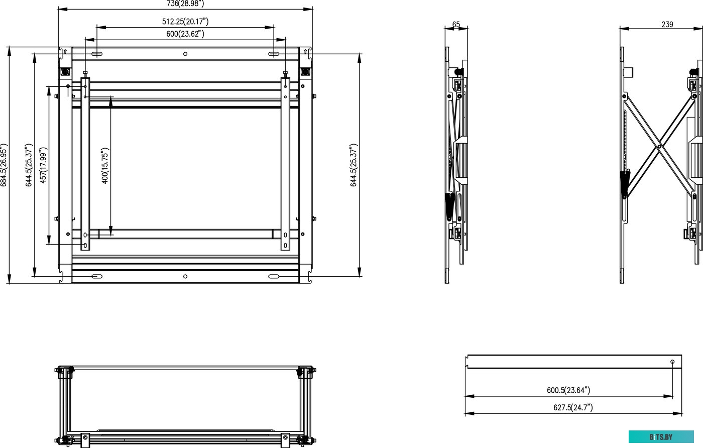 Настенное крепление Hikvision DS-DN5501W