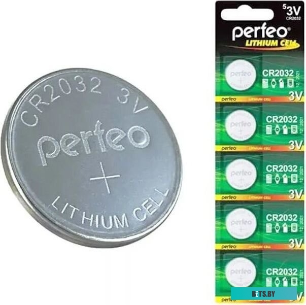 Аккумулятор Perfeo Lithium CR2032/5BL 5 шт