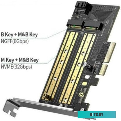 Адаптер Ugreen CM302 70504 M.2 NVMe - PCI Express 3.0x4