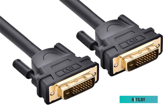 Кабель Ugreen DV101 11606 DVI - DVI (1.5 м, черный)