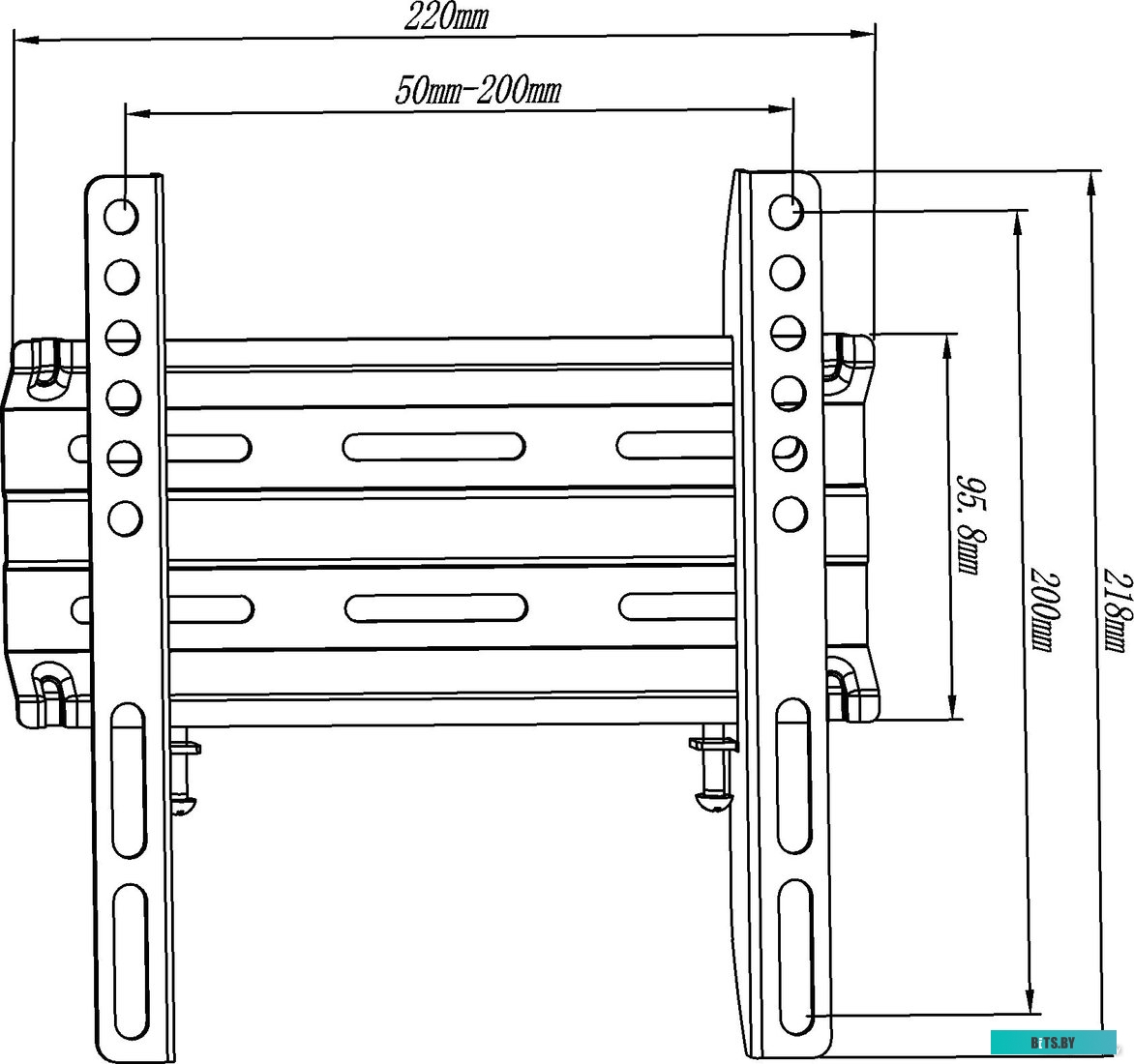 Кронштейн для телевизора Metaldesign MD 3132 Slim