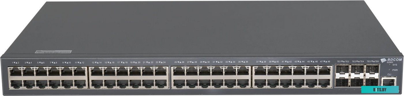 Управляемый коммутатор уровня 3 BDCOM S2900-48P6X