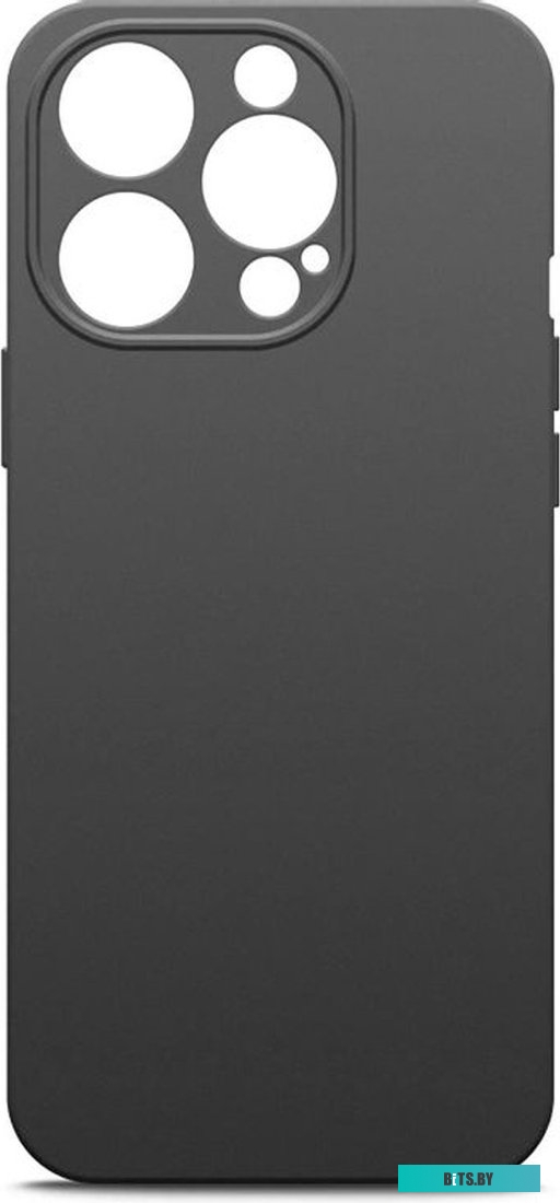 72429 Чехол (клип-кейс) BORASCO для Apple iPhone 15 Pro, черный [72429]