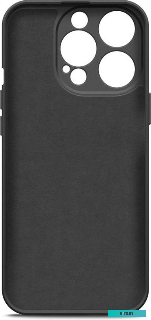 72429 Чехол (клип-кейс) BORASCO для Apple iPhone 15 Pro, черный [72429]