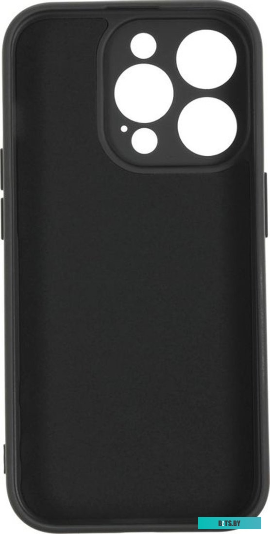 72429 Чехол (клип-кейс) BORASCO для Apple iPhone 15 Pro, черный [72429]