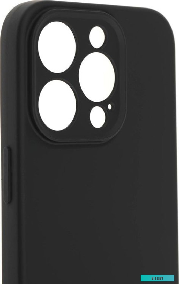 72429 Чехол (клип-кейс) BORASCO для Apple iPhone 15 Pro, черный [72429]