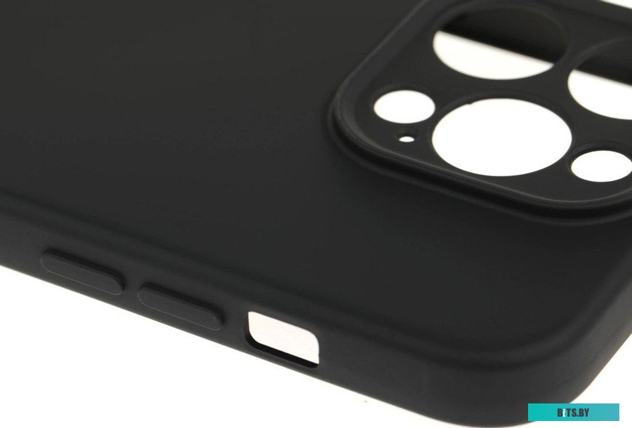 72429 Чехол (клип-кейс) BORASCO для Apple iPhone 15 Pro, черный [72429]