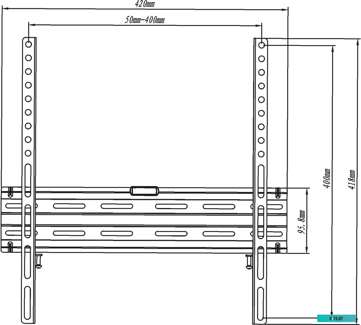 Кронштейн для телевизора Metaldesign MD 3133 Slim