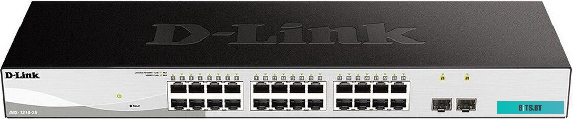 Управляемый коммутатор 2-го уровня D-Link DGS-1210-26/FL2A