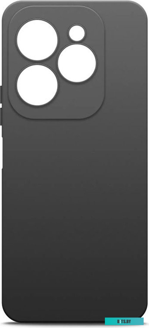 72731 Чехол (клип-кейс) BORASCO для Infinix Hot 40 Pro, черный [72731]