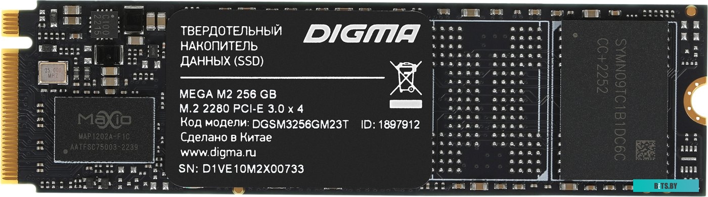 SSD Digma Mega M2 256GB DGSM3256GM23T