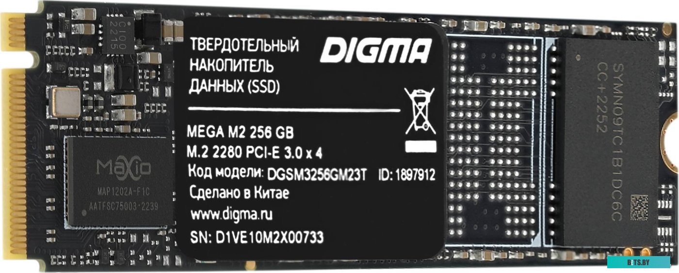SSD Digma Mega M2 256GB DGSM3256GM23T