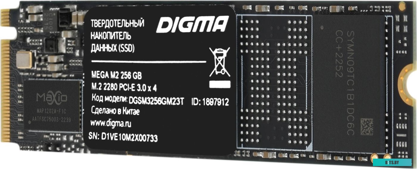 SSD Digma Mega M2 256GB DGSM3256GM23T