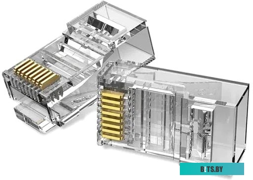 Коннектор RJ45 Vention IDBR0-100 (100 шт)