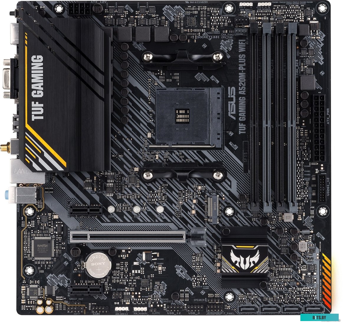 Материнская плата mATX ASUS TUF GAMING A520M-PLUS WIFI 90MB17F0-M0EAY0